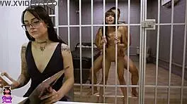 Having Sex with a Criminal in Jail, Police Catch Us at the End