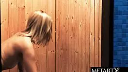 Horny Brunette Gets First Anal Experience