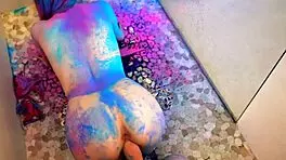 hey, watch this pov blowjob with a brunette petite in athens shower, big monster cock action 😏💦