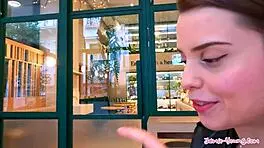 hey, watch this pov blowjob with a brunette petite in athens shower, big monster cock action 😏💦