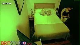 voyeur couple fucking in air bnb, what are they up to?