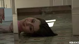 Luna Ruiz Reflects On Her Image In The Mirror