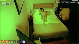 voyeur couple fucking in air bnb, what are they up to?