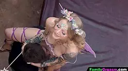 Fairy Step Sister Blinks Her Pussy In Stepbrother's Mouth