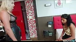 Submissive Slave Endures Foot Licking Session