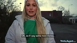 public agent, wanna see my tacos? xxx parody with 18 yo blonde