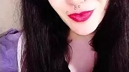 backstage with a pretty brunette in uniform