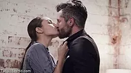 Hey, you long-legged brunette, banging your boss like that?