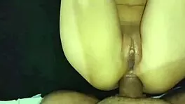 my girlfriend spread her ass for a tight creampie