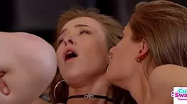 Nata Ocean, no hiding that dick from our deepthroat trio.