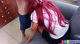 harley love, the teen, wanted cum like her step mom, so she got it in a quickie.