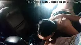 Brazilian Wife Sucks Hubby While Uber Driver Pounds Her Ass