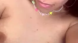 Want to see this tiny slut masturbate for you? She's touching her trimmed pussy