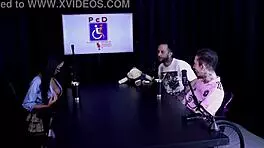 Hey, are you watching this hot striptease with big ripped assets?