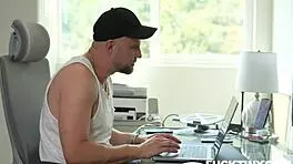 Playing with my shaved ass solo