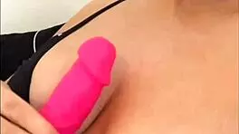 slutty british girlfriend gets wild in homemade solo play. her horny moans fill the room with toy action.