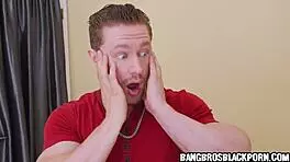 Hot Black Babe Asks Stepbro For Natural Tits Pics