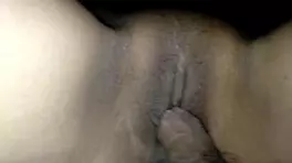The amateur teen struggles with his oversized cock during intense creampie session.