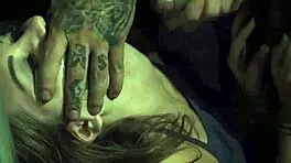 smokey-eyed honey jojo kiss in extreme rope anal bondage!