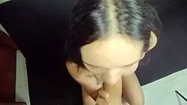 Stepsister Blows Brother's Monster Cock For Creampie