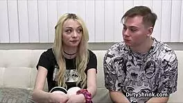 tony gets lucky with two blondes in therapy office hardcore