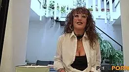 Divorced MILF Lydia teaches young man sex with deepthroat and rimming