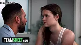 Ava's dirty quest to get pregnant with her teacher's seed turns erotic by the pool