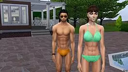 पूल में उसे जोरदार चोदा भाई