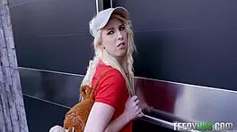 tiny babe darcie belle takes huge dick