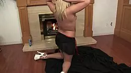 young blonde slut discovers sex toys for first solo pussy play