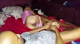 Wife adores sideways fucking!