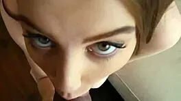 Step-sis pleads, Shut up and let me suck your cock, stepbro