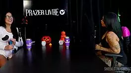 Marcely Mello and Tifany Rocha in Swing Cast Part 2 on Sheer Red