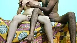 Teen homemade session with big cock Indian amateur for cash.