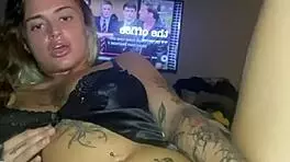 horny goth teen 18+ solo play with big tits and ass