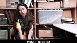 Teen Thief Punished by Officer in Office