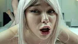 i got my british teen neighbor to give me a sloppy blowjob and tit wank till she orgasmed