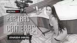 Eduarda Grazel Teases Curvy Tattooed Body Behind Cameras In Erotic Trailer