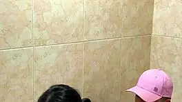 Hot Students Caught In Passionate Bathroom Encounter