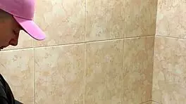 Hot Students Caught In Passionate Bathroom Encounter