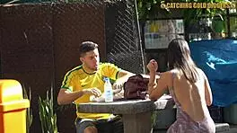 Brazilian Bubble Butt Teen 18+ Picked Up from Street for Pussy Destruction at Home