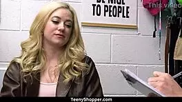 River Lynn, the bikini thief, gets pounded by the burglar in reality