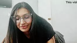 Stepdaughter teases stepfather in schoolgirl outfit