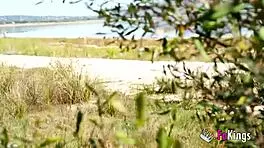 Swamp Heat Gets Briseida Myers Wet for Outdoor Nudist Quickie