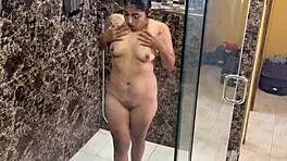 Brazilian Latina Step-Cousins Lick And Rub Big Clits During Christmas Lesbian Sex!