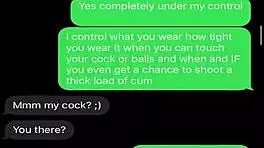 Sexting Teases My Sissy Bitch Into Submission.