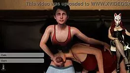 golden boy 21 unloads hard on a milf in steamy cartoon action.