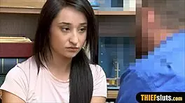 teen thief gets punished by officer