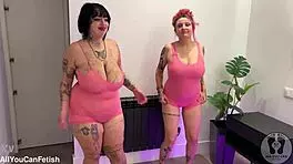 gg huge boobs bouncing wild with belly fetish and ass shaking preview