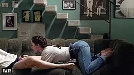 hey newbie, let's cast your first blowjob for tik tok, show those italian feet and curly hair